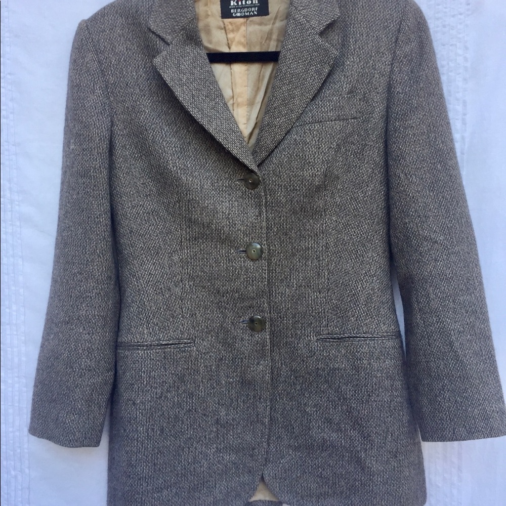 Vintage Kiton 100% Cashmere Blazer